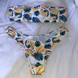 Banana and leaves bathing suit
